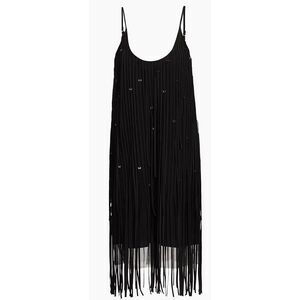 Jason Wu Collection Embroidred Fringe Tulle Minidress in Black NWT Size 6